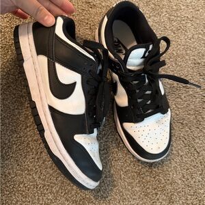 Nike Black and White Athletic Shoes